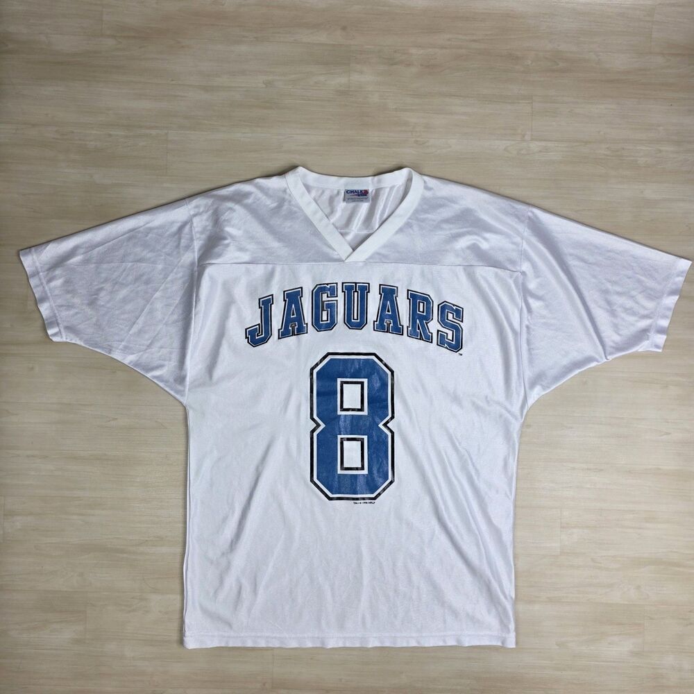 Vintage‎ 1996 Chalk Line Mark Brunell Jacksonville Jaguars Jersey White Large